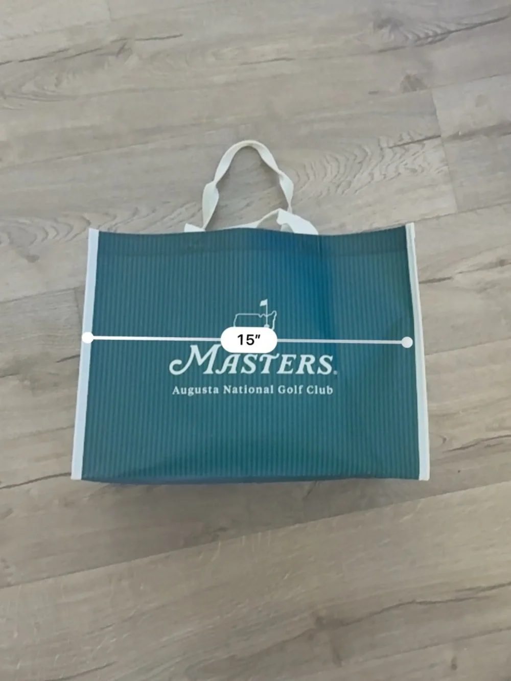 Masters 2024 Limited Edition Exclusive Green Golf Reusable Tote Gift Bag